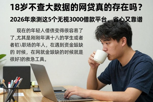 18岁不查大数据的网贷真的存在吗？2026年亲测这5个无视3000借款平台，省心又靠谱