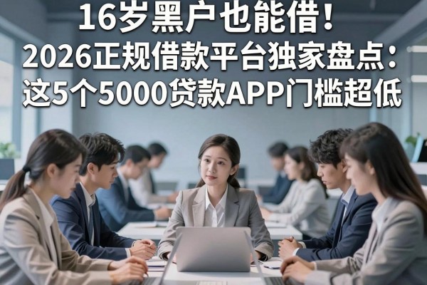 16岁黑户也能借!2026正规借款平台独家盘点:这5个5000贷款APP门槛超低