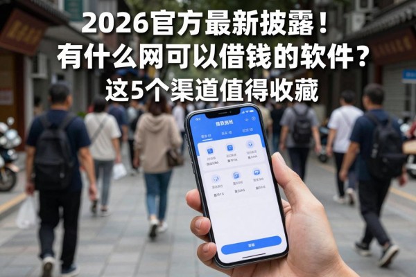2026官方最新披露！有什么网可以借钱的软件？这5个渠道值得收藏