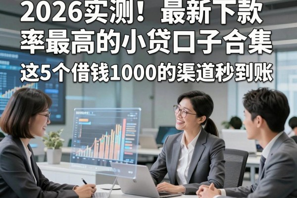2026实测!最新下款率最高的小贷口子合集,这5个借钱1000的渠道秒到账