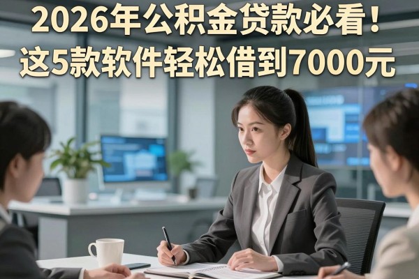 2026年公积金贷款必看!这5款软件轻松借到7000元