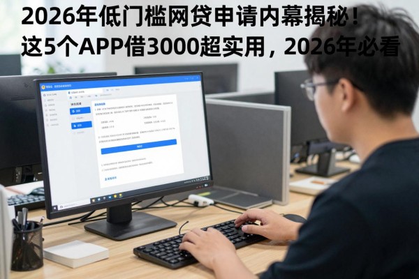 2026年低门槛网贷申请内幕揭秘！这5个APP借3000超实用，2026年必看