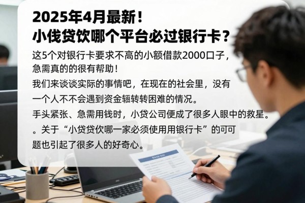 2025年4月最新！小额贷款哪个平台必过银行卡？这5个对银行卡要求不高的小额借款2000口子，急需时真的很有帮助！