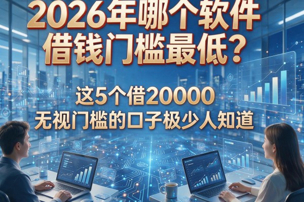 2026年哪个软件借钱门槛最低？这5个借20000无视门槛的口子极少人知道！