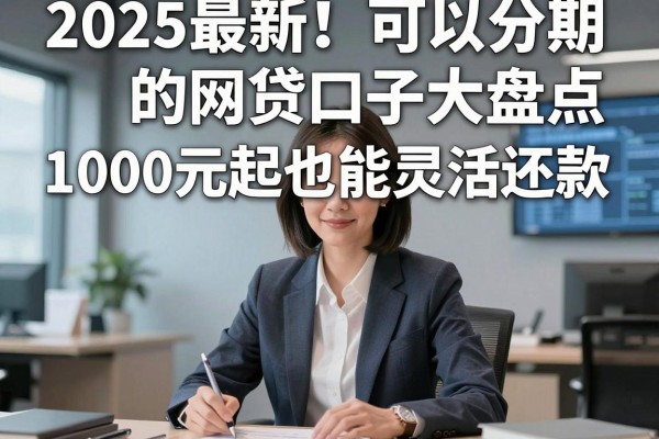 2025最新!可以分期的网贷口子大盘点,1000元起也能灵活还款
