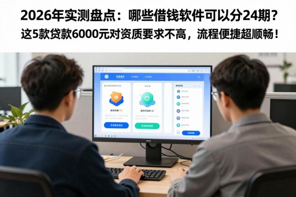 2026年实测盘点:哪些借钱软件可以分24期?这5款贷款6000元对资质要求不高,流程便捷超顺畅!
