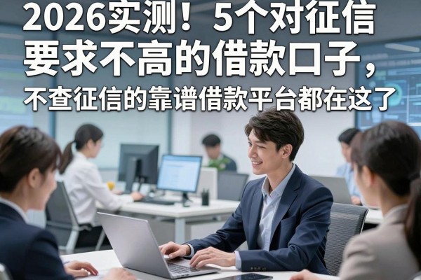 2026实测!5个对征信要求不高的借款口子,不查征信的靠谱借款平台都在这了