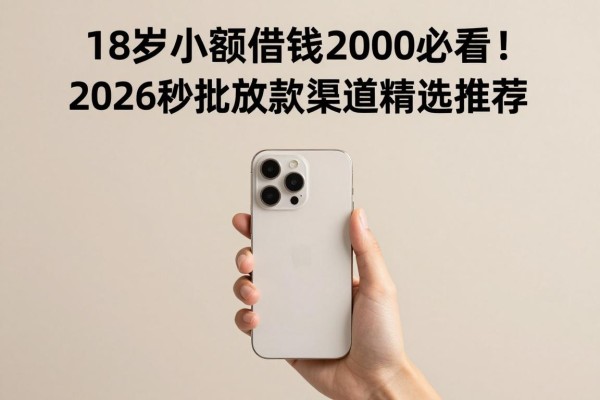 18岁小额借钱2000必看!2026秒批放款渠道精选推荐