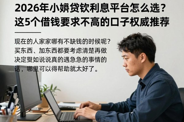 2026年小额贷款利息平台怎么选？这5个借钱要求不高的口子权威推荐！