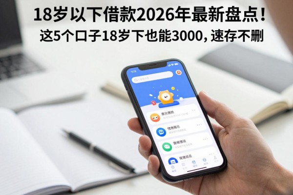 18岁以下借款app2026年最新盘点！这5个口子18岁以下也能借3000，速存不删