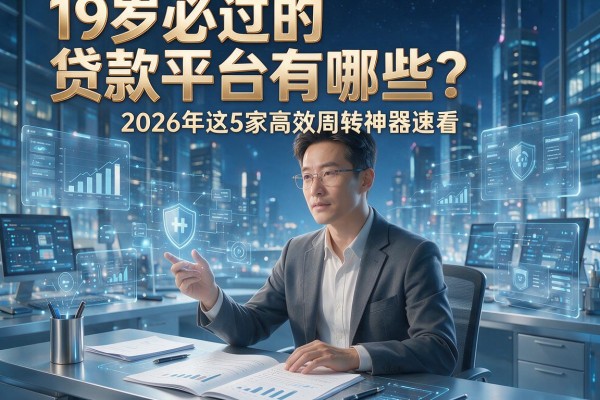 19岁必过的贷款平台有哪些？2026年这5家高效周转神器速看！