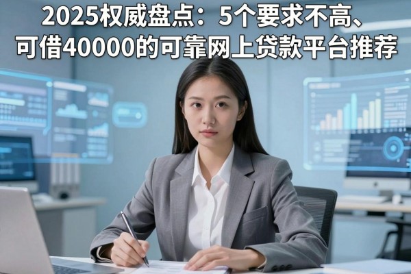 2025权威盘点：5个要求不高、可借40000的可靠网上贷款平台推荐