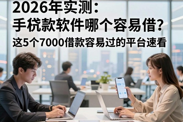 2026年实测:手机贷款软件哪个容易借?这5个7000借款容易过的平台速看