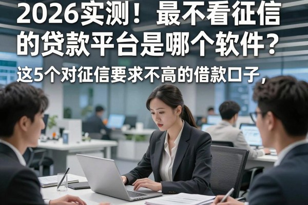 2026实测!最不看征信的贷款平台是哪个软件?这5个对征信要求不高的借款口子,6000元流程简单到爆