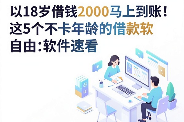 18岁借钱2000马上到账！这5个不卡年龄的借款软件速看
