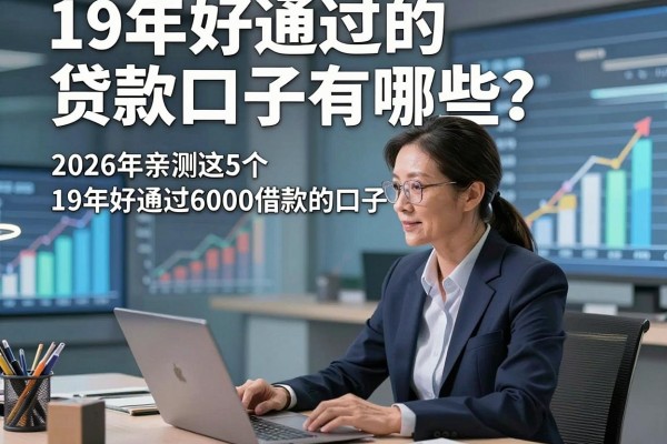 19年好通过的贷款口子有哪些?2026年亲测这5个19年好通过6000借款的口子!