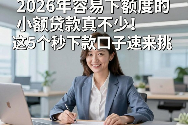 2026年容易下额度的小额贷款真不少！这5个秒下款口子速来挑