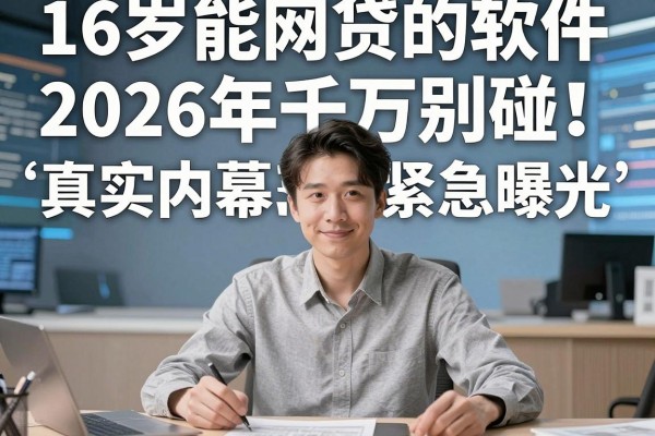 16岁能网贷的软件2026年千万别碰!真实内幕紧急曝光