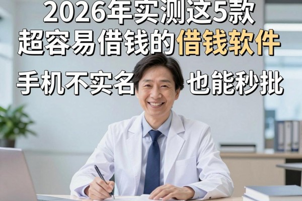 2026年实测这5款超容易借钱的借钱软件,手机不实名也能秒批!