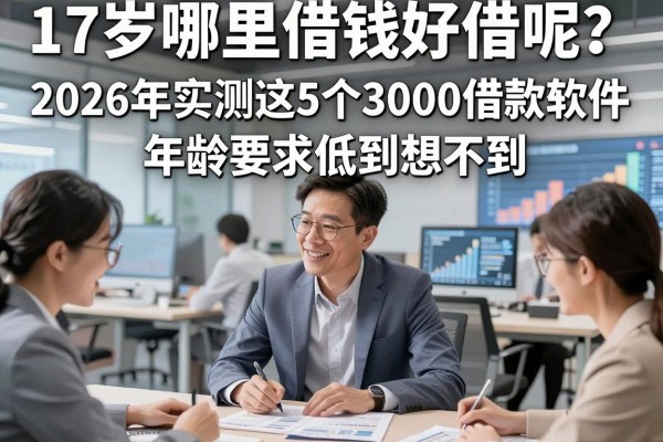 17岁哪里借钱好借呢？2026年实测这5个3000借款软件，年龄要求低到想不到！