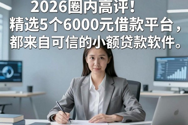 2026圈内高评!精选5个6000元借款平台,都来自可信的小额贷款软件