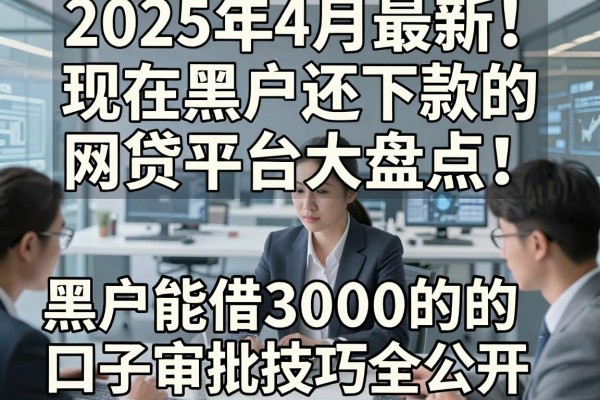 2025年4月最新!现在黑户还下款的网贷平台大盘点,黑户能借3000的口子审批技巧全公开