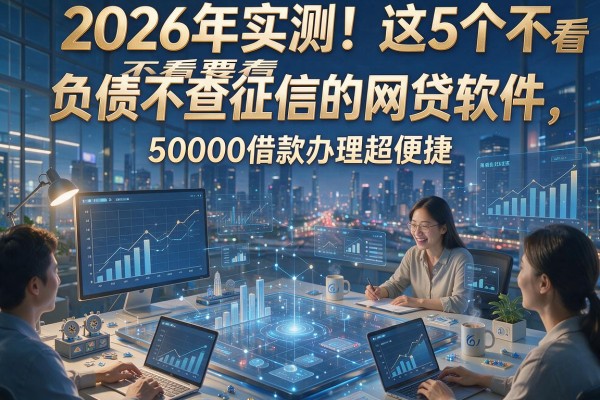 2026年实测！这5个不看负债不查征信的网贷软件，50000借款办理超便捷