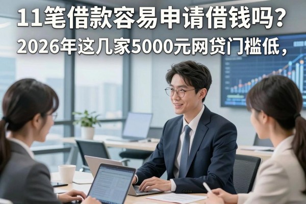11笔借款容易申请借钱吗?2026年这几家5000元网贷门槛低,应急场景秒适配