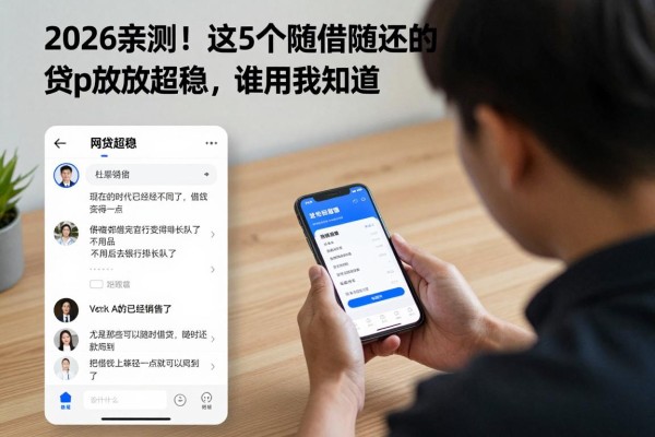 2026亲测！这5个随借随还的网贷app放款超稳，谁用谁知道