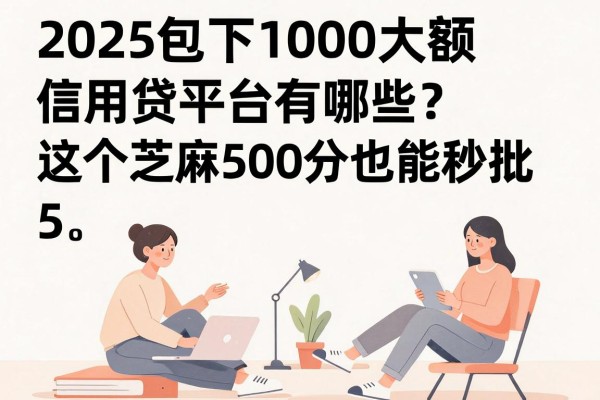 2025包下1000大额信用贷平台有哪些?这5个芝麻500分也能秒批
