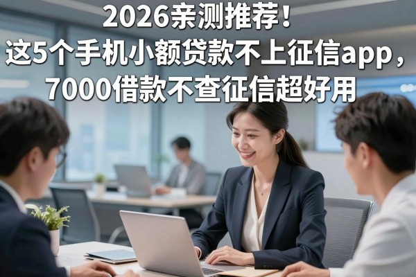 2026亲测推荐!这5个手机小额贷款不上征信app,7000借款不查征信超好用