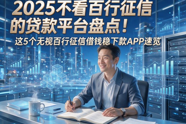 2025不看百行征信的贷款平台盘点!这5个无视百行征信借钱稳下款APP速览