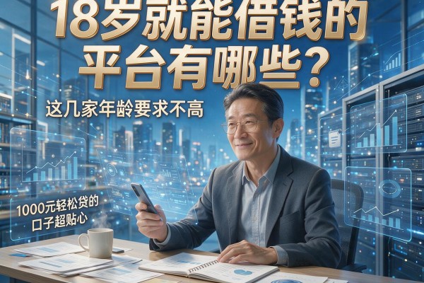 18岁就能借钱的平台有哪些？这几家年龄要求不高、1000元轻松贷的口子超贴心