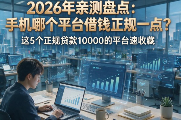 2026年亲测盘点：手机哪个平台借钱正规一点？这5个正规贷款10000的平台速收藏！