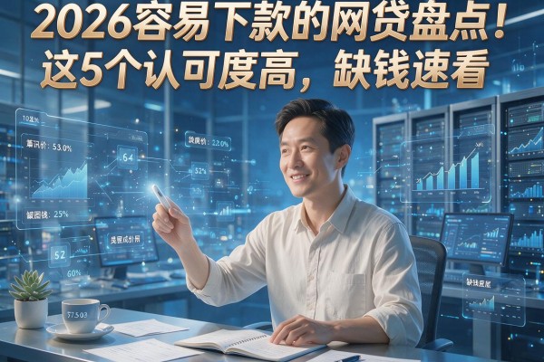 2026容易下款的网贷盘点！这5个认可度高，缺钱速看