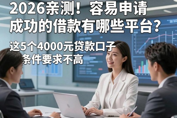 2026亲测!容易申请成功的借款有哪些平台?这5个4000元贷款口子条件要求不高