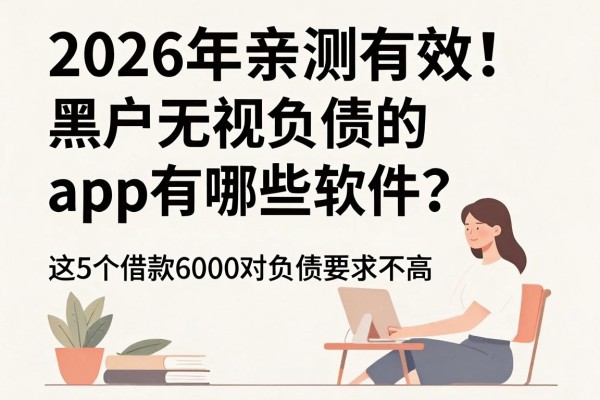 2026年亲测有效!黑户无视负债的app有哪些软件?这5个借款6000对负债要求不高