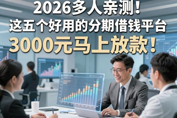 2026多人亲测!这五个好用的分期借钱平台,3000元马上放款