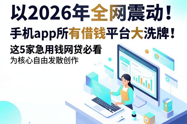 2026年全网震动!手机app所有借钱平台大洗牌,这5家急用钱网贷必看