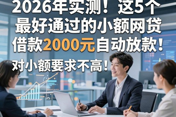 2026年实测!这5个最好通过的小额网贷,借款2000元自动放款,对小额要求不高