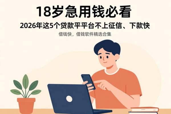 18岁急用钱必看！2026年这5个贷款平台不上征信、下款快，借钱软件精选合集