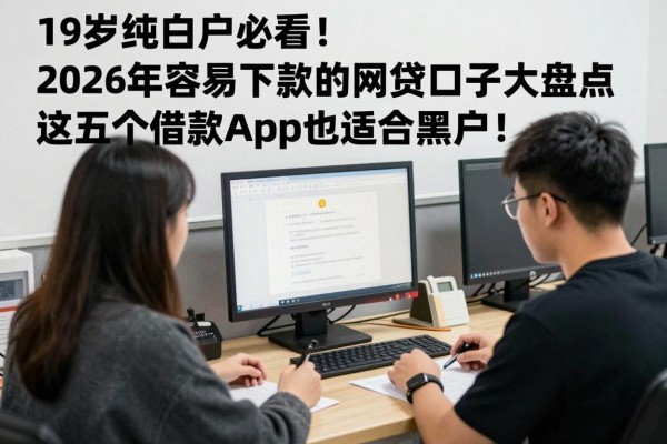 19岁纯白户必看！2026年容易下款的网贷口子大盘点，这五个借款app也适合黑户！