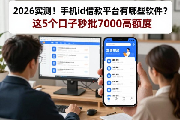 2026实测!手机id借款平台有哪些软件?这5个口子秒批7000高额度