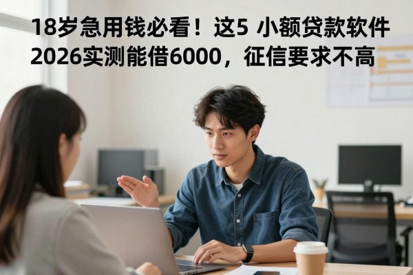 18岁急用钱必看!这5个小额贷款软件2026实测能借6000,征信要求不高