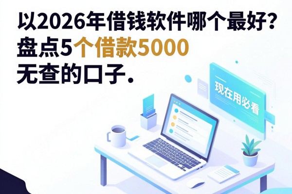 2026年借钱软件哪个最好?盘点5个借款5000无查的口子,现在急用钱必看