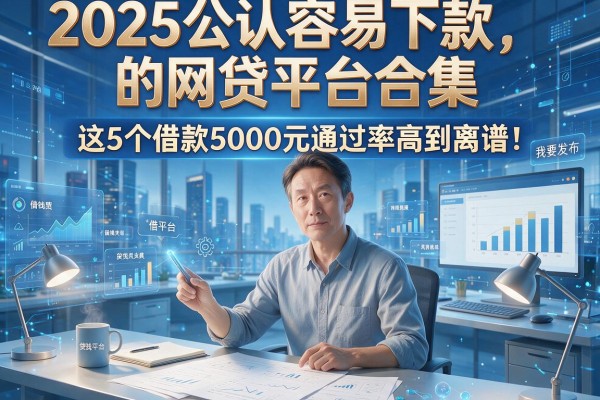 2025公认容易下款的网贷平台合集，这5个借款5000元通过率高到离谱！