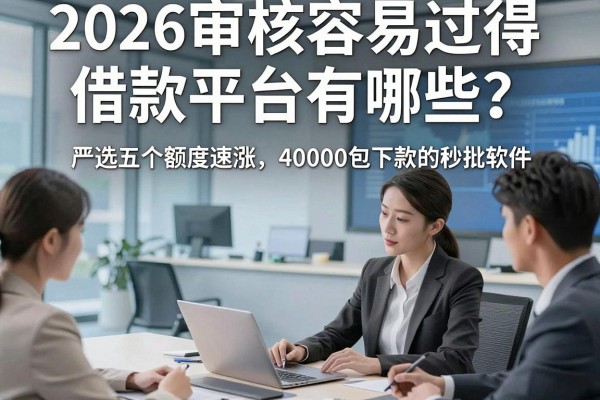 2026审核容易过得借款平台有哪些？严选五个额度速涨、40000包下款的秒批软件