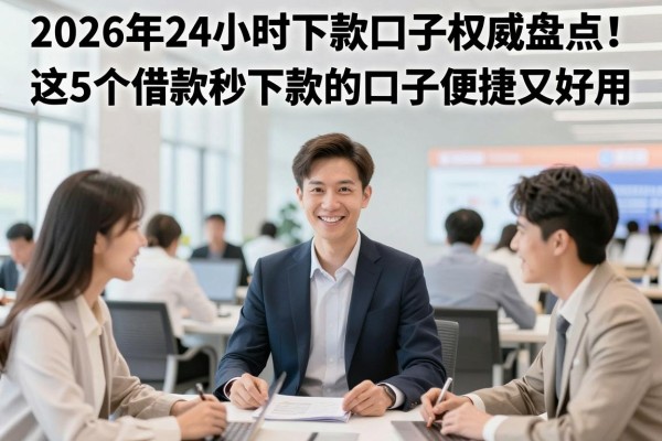 2026年24小时下款口子权威盘点!这5个借款秒下款的口子便捷又好用