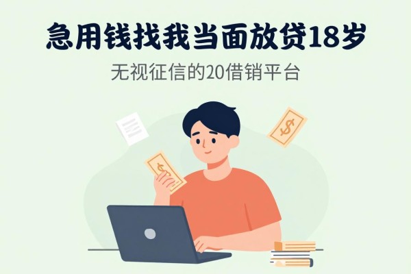 18岁急用钱联系我当场放款，这5个借钱2000无视征信的平台用着真合意