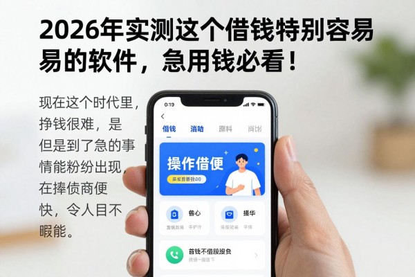 2026年实测这5个借钱特别容易的软件,急用钱必看!